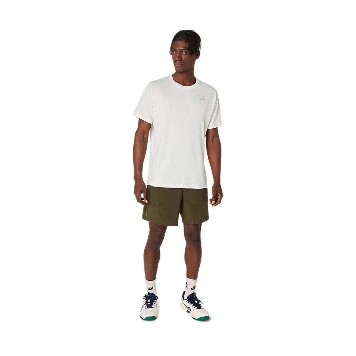 Asics Game All Over T-Shirt Cream – 3