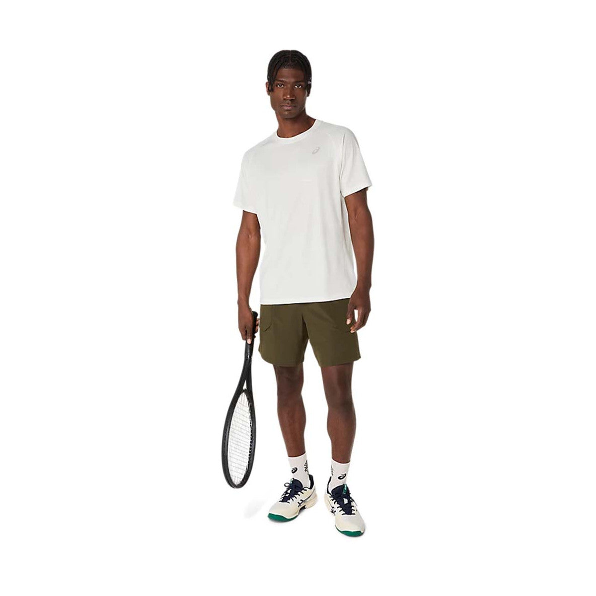 Asics Game All Over T-Shirt Cream – 4