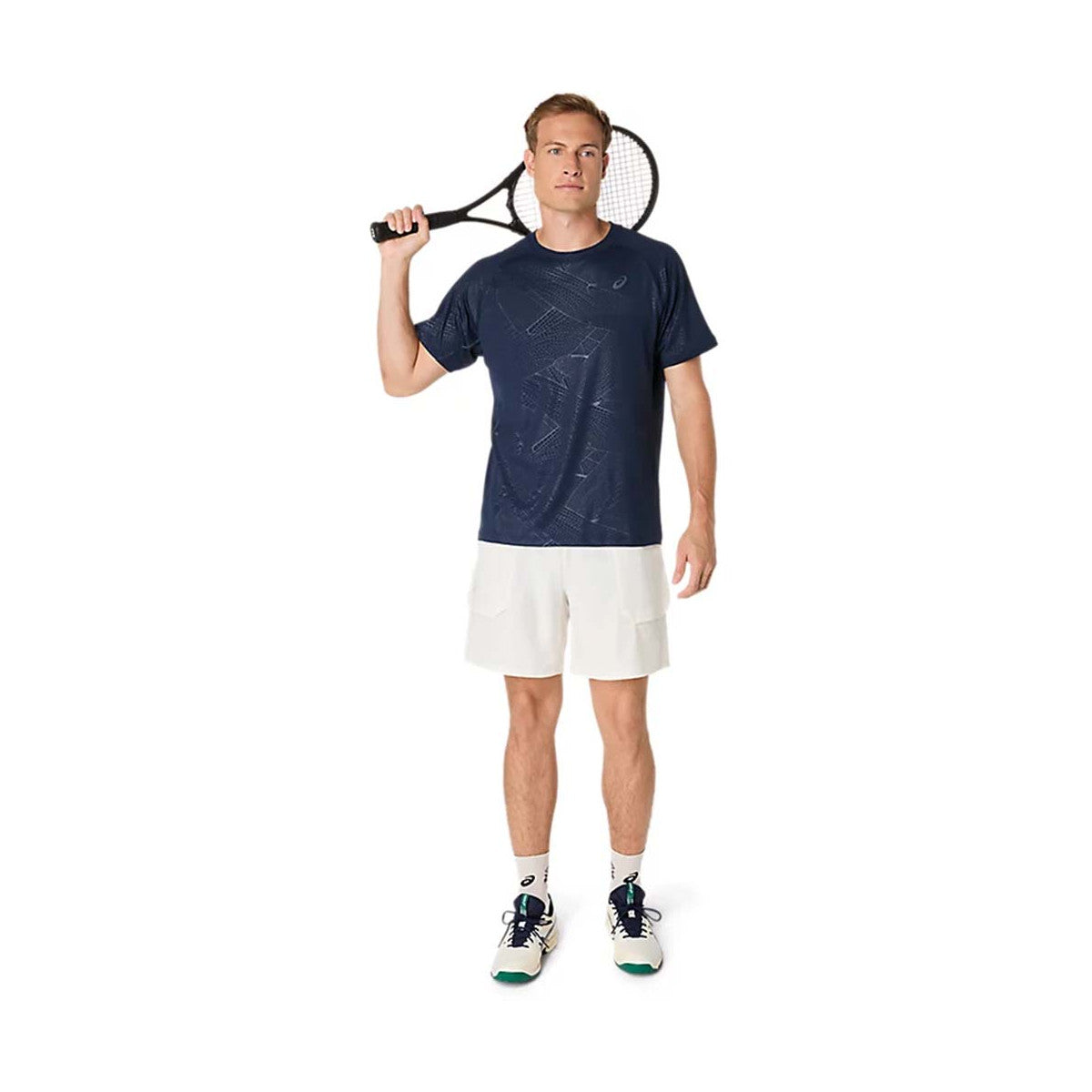 Asics Game All Over T-Shirt Midnight blue – 6