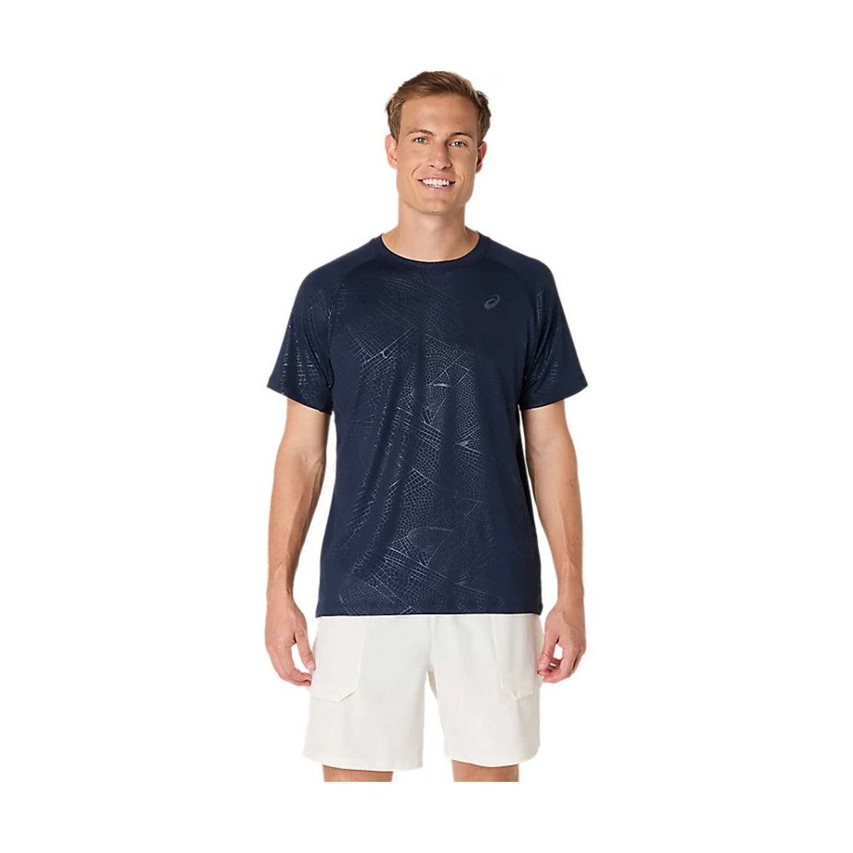 Asics Game All Over T-Shirt Midnight blue