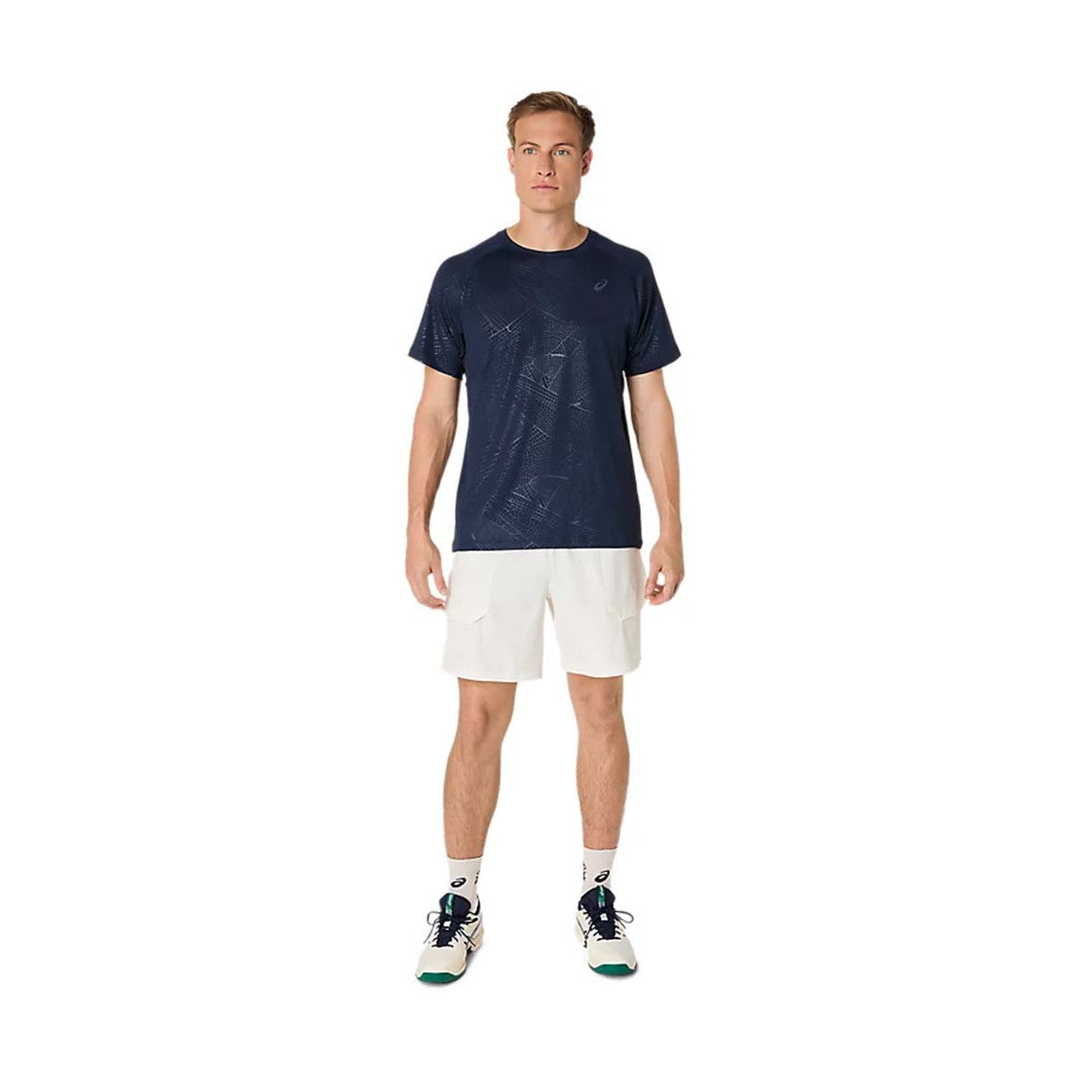 Asics Game All Over T-Shirt Midnight blue – 5