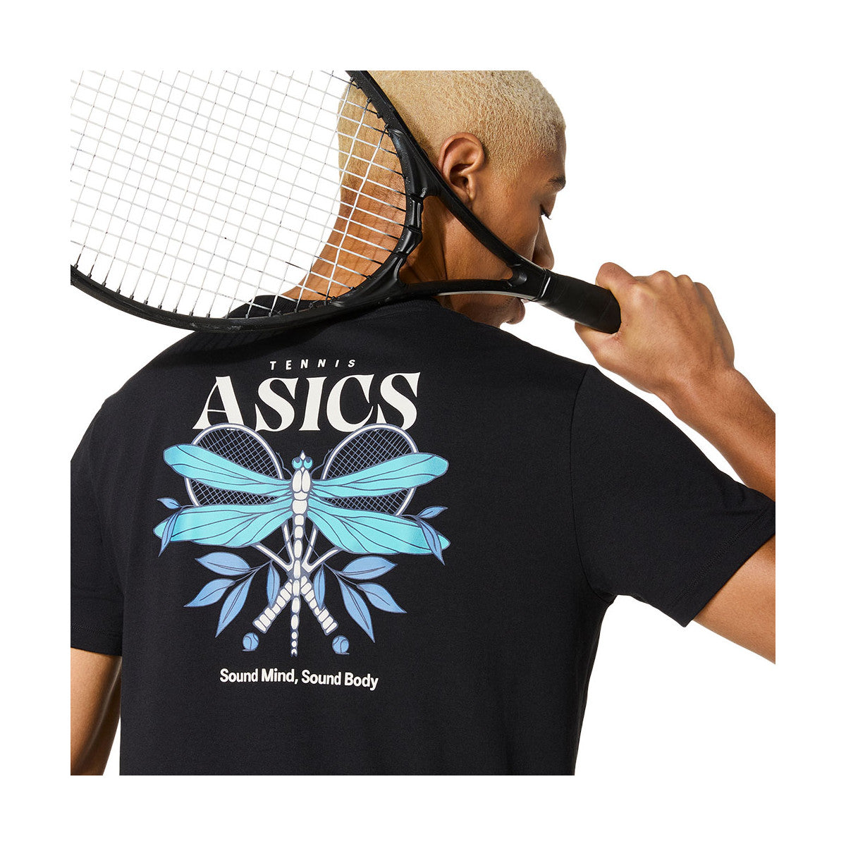 Asics Game Seasonal Graphic Black T-Shirt – 4