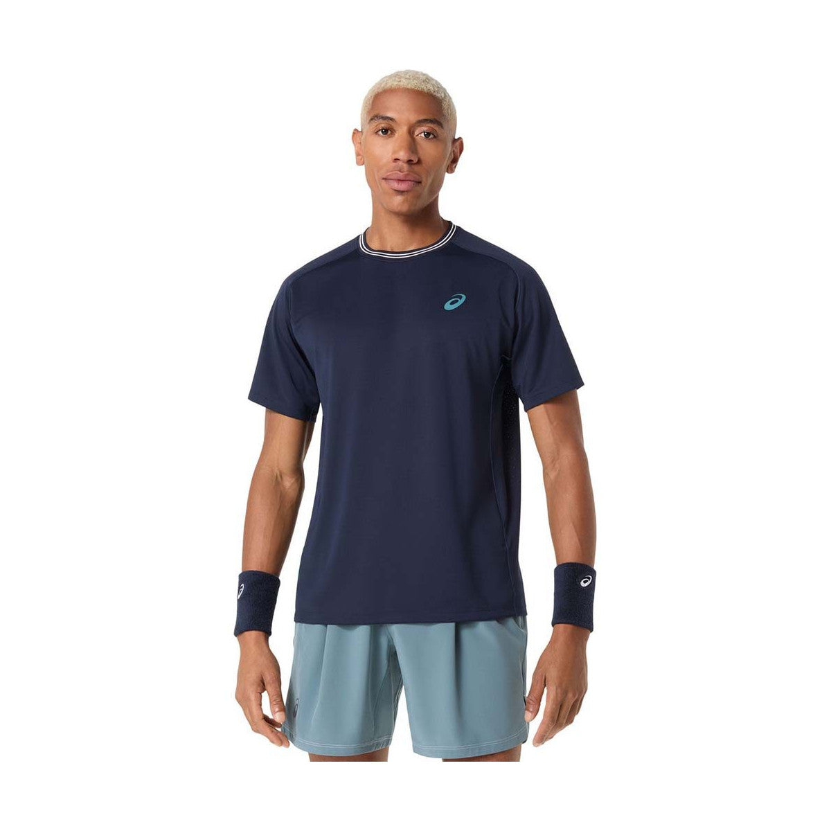 Asics Game SS T-Shirt Navy Blue