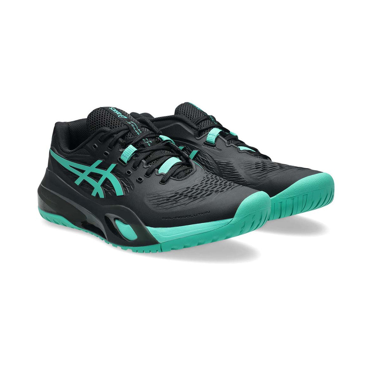 Asics Gel Resolution X Black / Green Shoes – 6