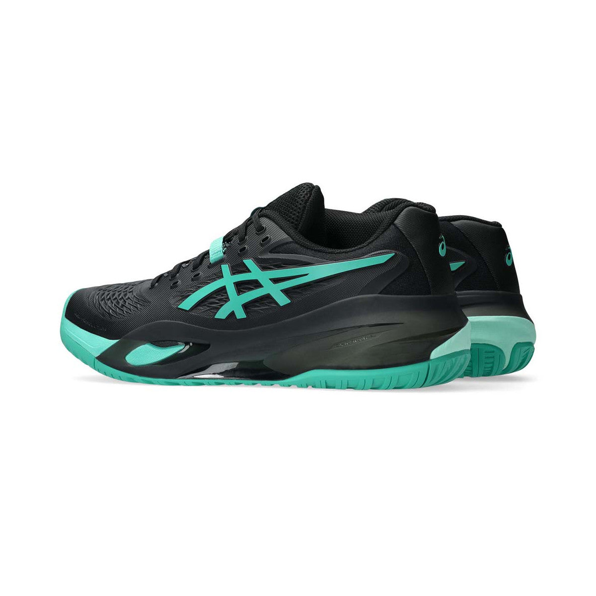Asics Gel Resolution X Black / Green Shoes – 5