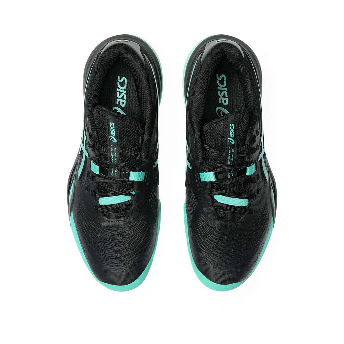 Asics Gel Resolution X Black / Green Shoes – 4