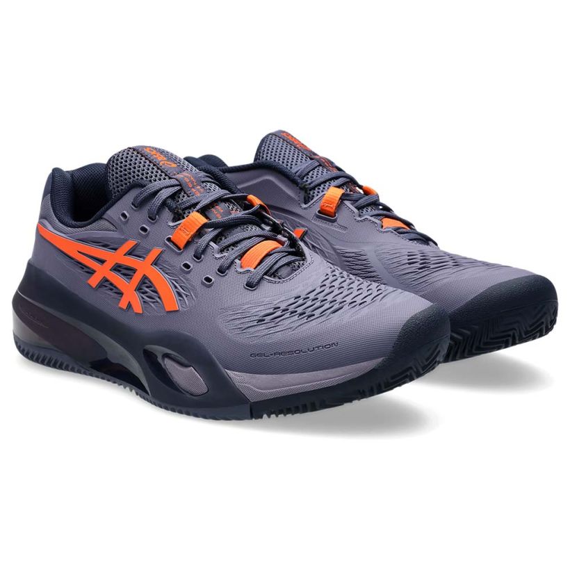 Asics Gel Resolution X Clay Purple / Orange Shoes