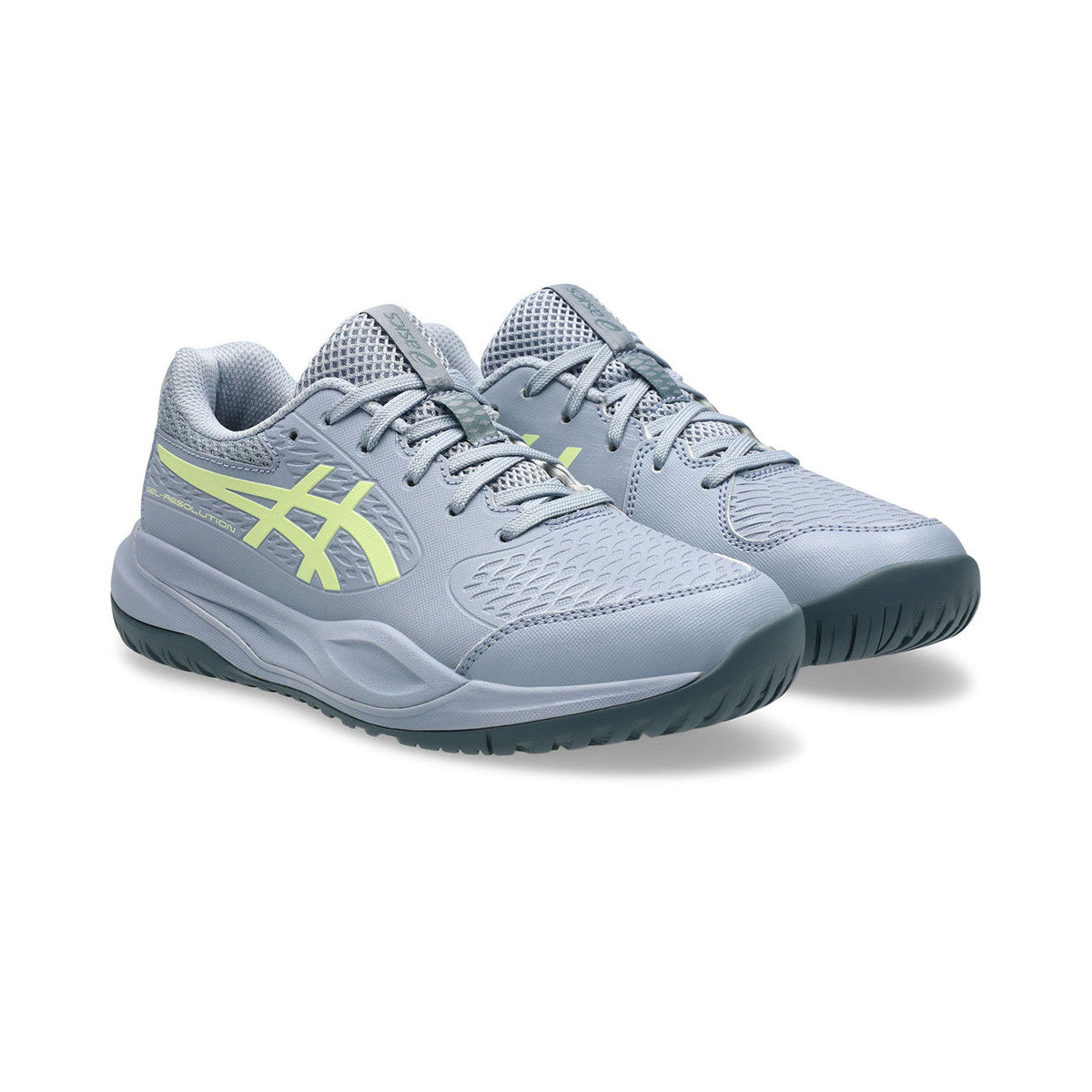 Asics Gel Resolution X GS Junior Shoes Gray / Green – 4