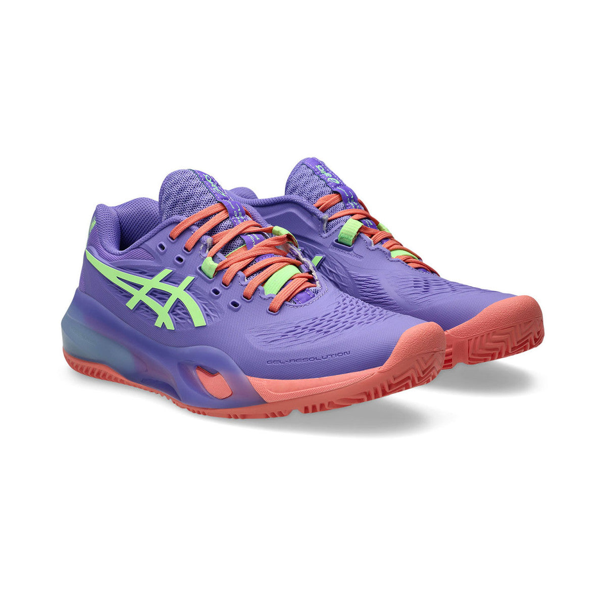 Asics Gel Resolution X Padel Woman Purple / Green Shoes – 5