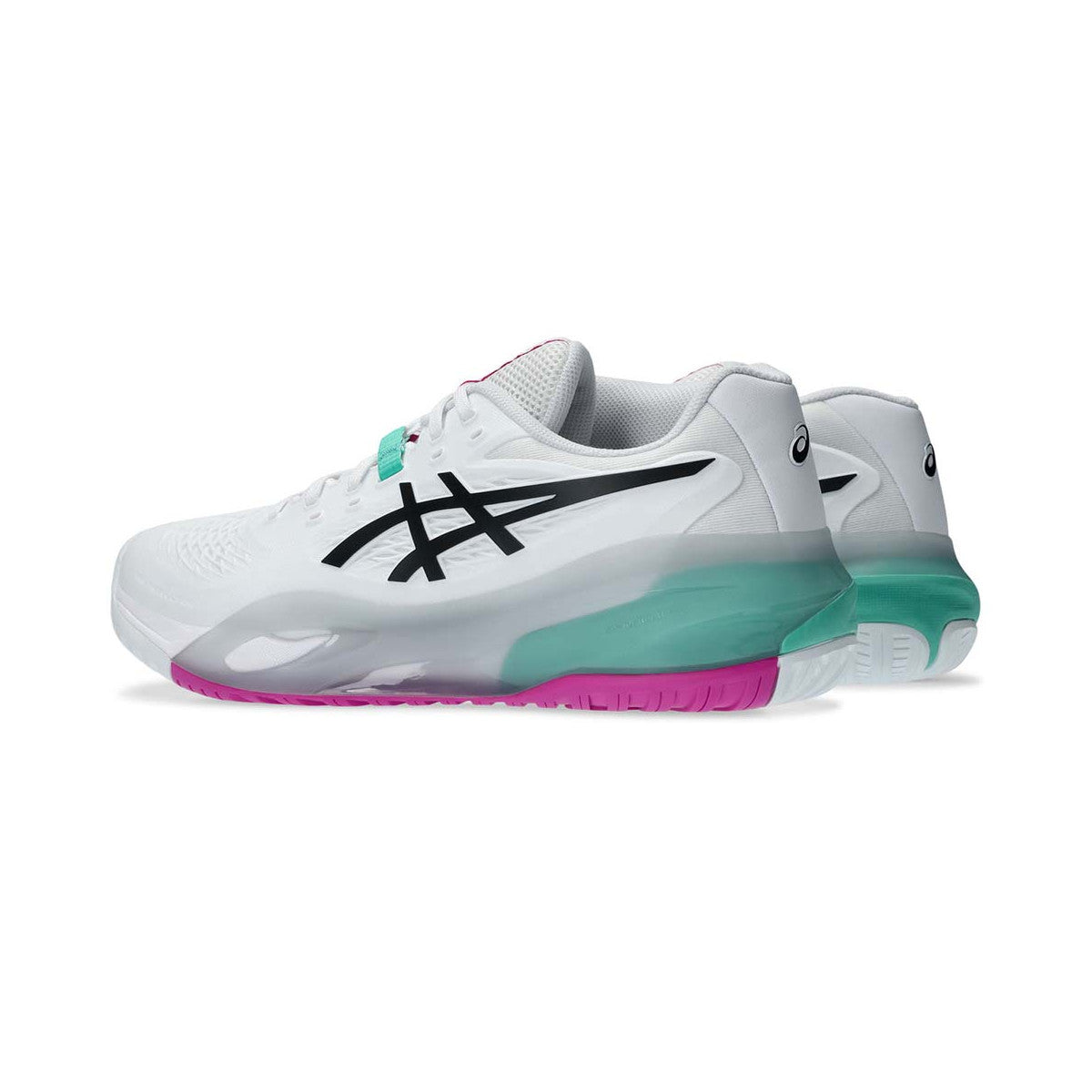 Asics Gel Resolution X White / Green Shoes – 6
