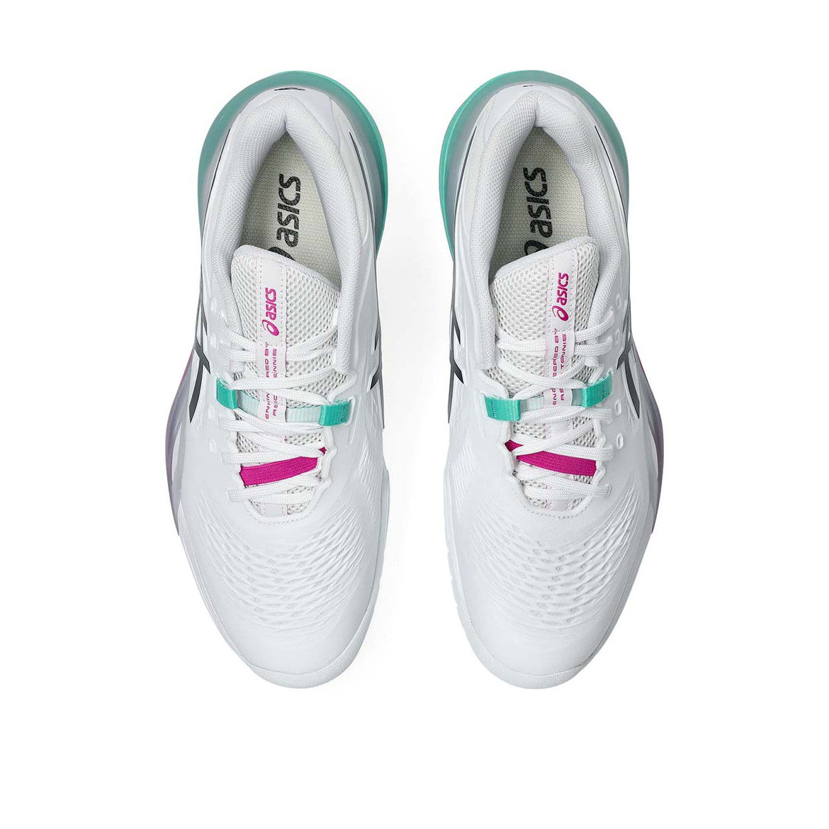 Asics Gel Resolution X White / Green Shoes – 4