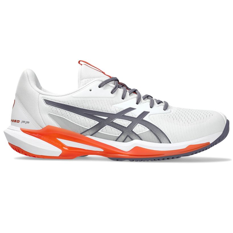 Asics Gel Solution Speed FF 3 White / Mauve / Orange Shoes