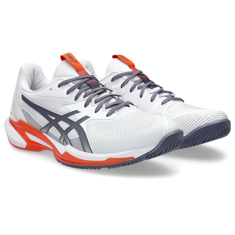 Asics Gel Solution Speed FF 3 White / Mauve / Orange Shoes