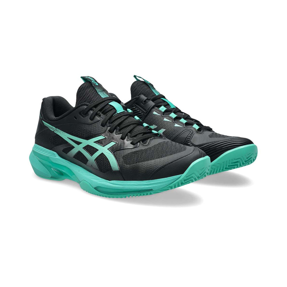 Asics Gel Solution Speed FF 4 Clay Shoes Black / Green – 6