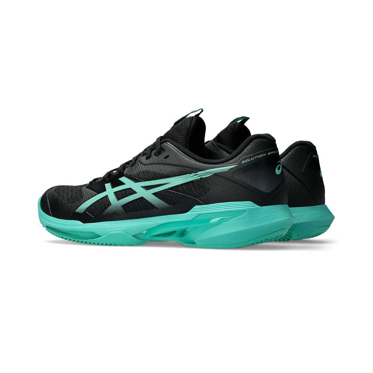 Asics Gel Solution Speed FF 4 Clay Shoes Black / Green – 5