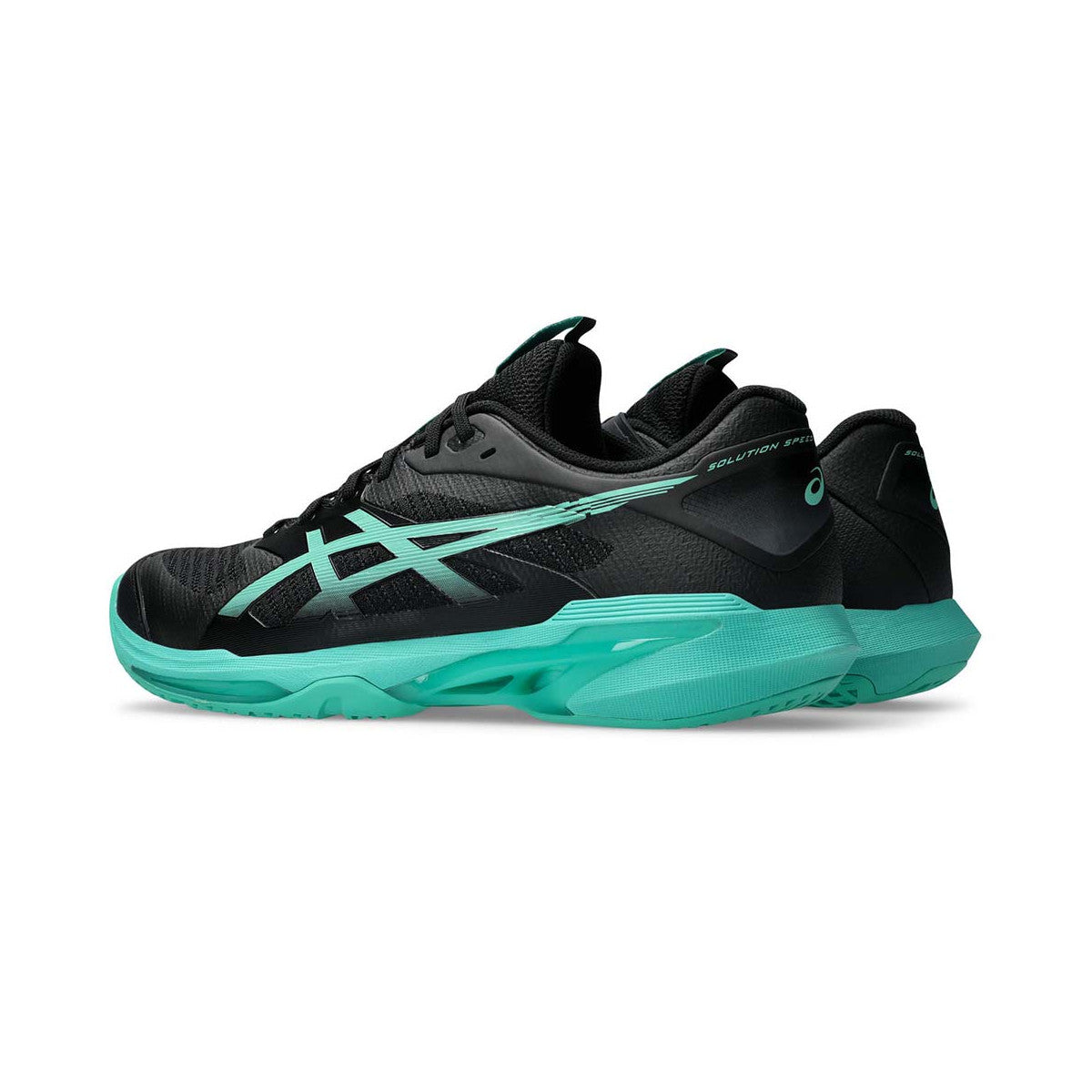Asics Gel Solution Speed FF 4 Shoes Black / Green – 6