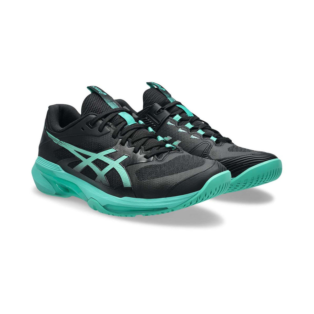 Asics Gel Solution Speed FF 4 Shoes Black / Green – 7