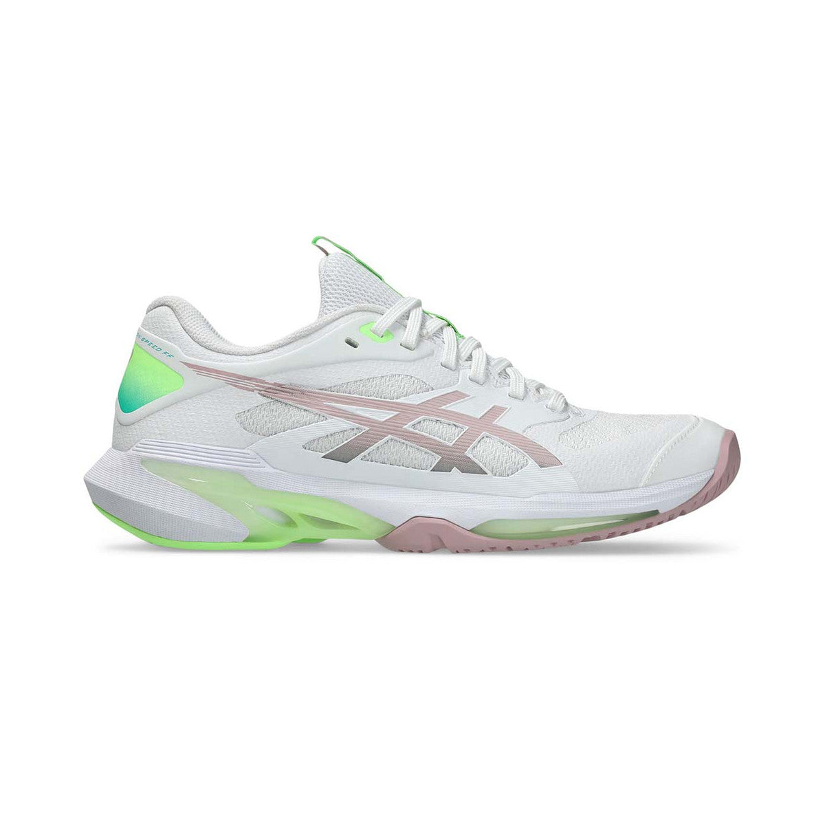 Asics Gel Solution Speed FF 4 Woman Shoes White / Powder Pink