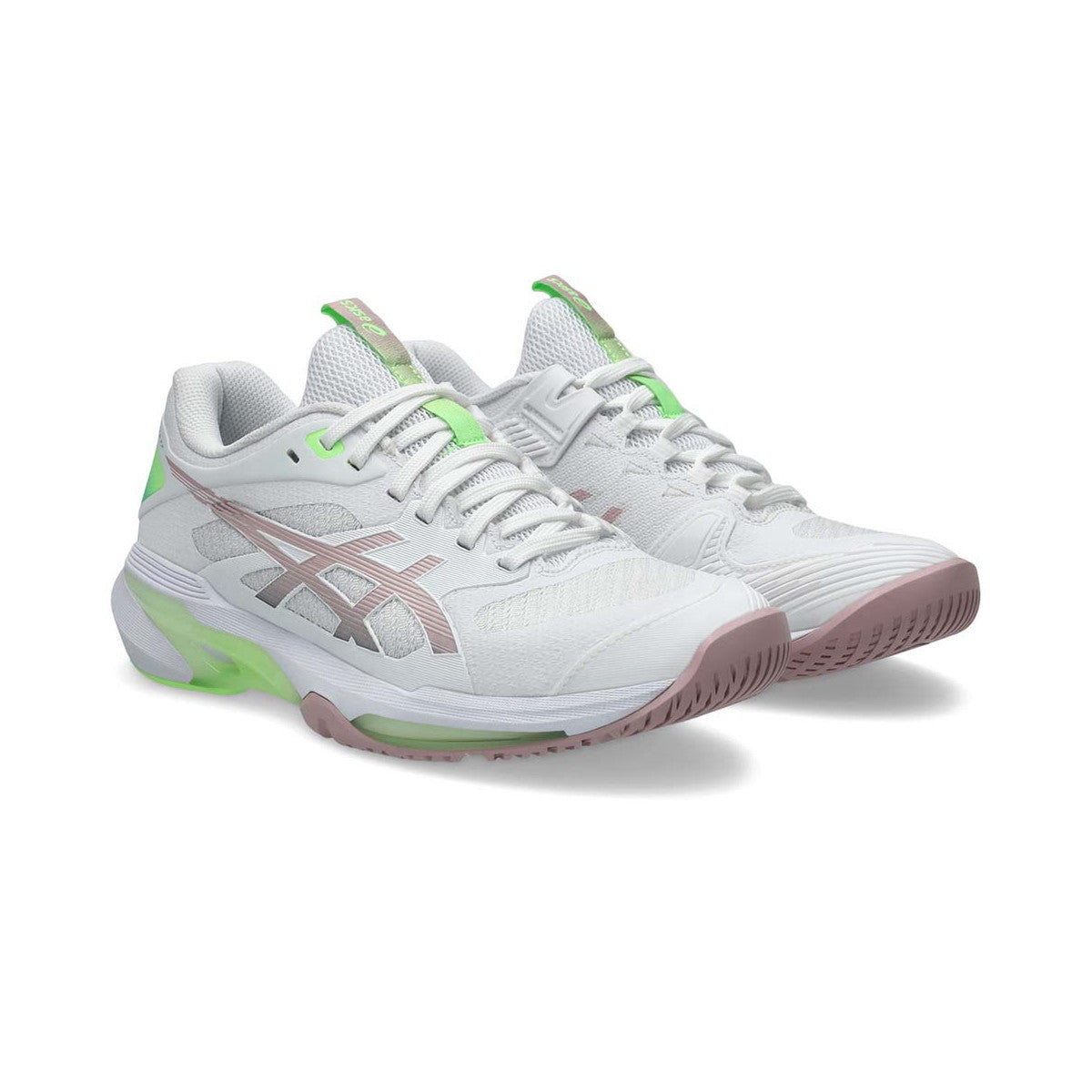 Asics Gel Solution Speed FF 4 Woman Shoes White / Powder Pink – 7