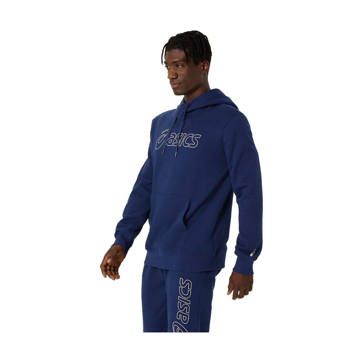 Asics Logo Hoodie Navy Blue – 3