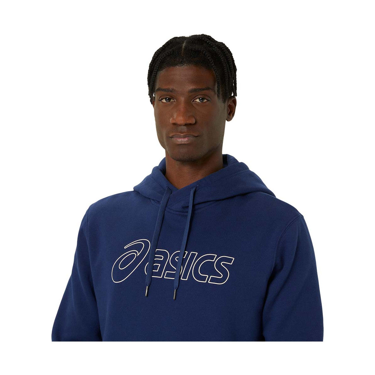 Asics Logo Hoodie Navy Blue – 4