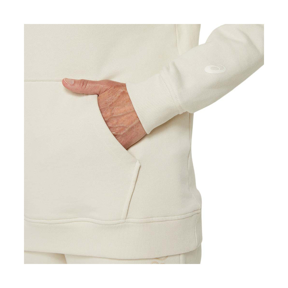 Asics Logo Women Hoodie Off White – 4