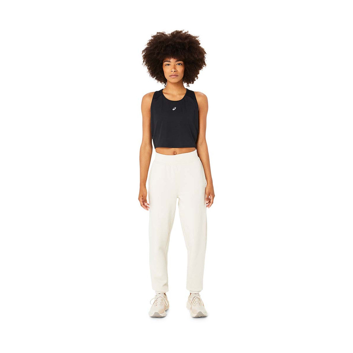 Asics Logo Women Pants Off White – 6