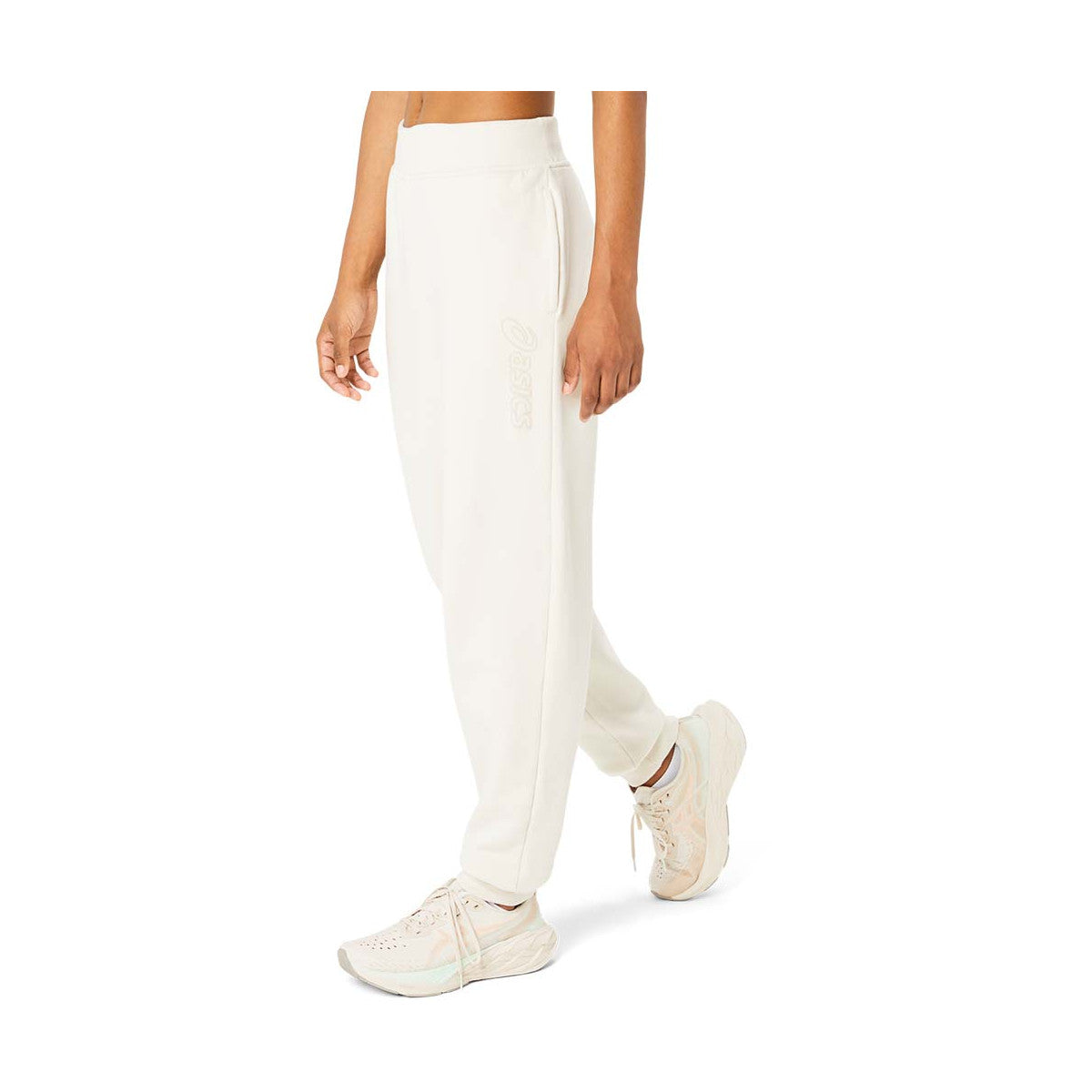 Asics Logo Women Pants Off White – 3