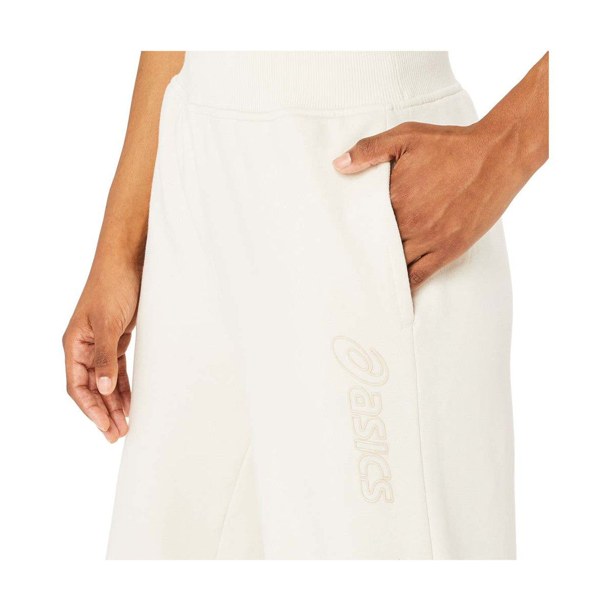 Asics Logo Women Pants Off White – 4