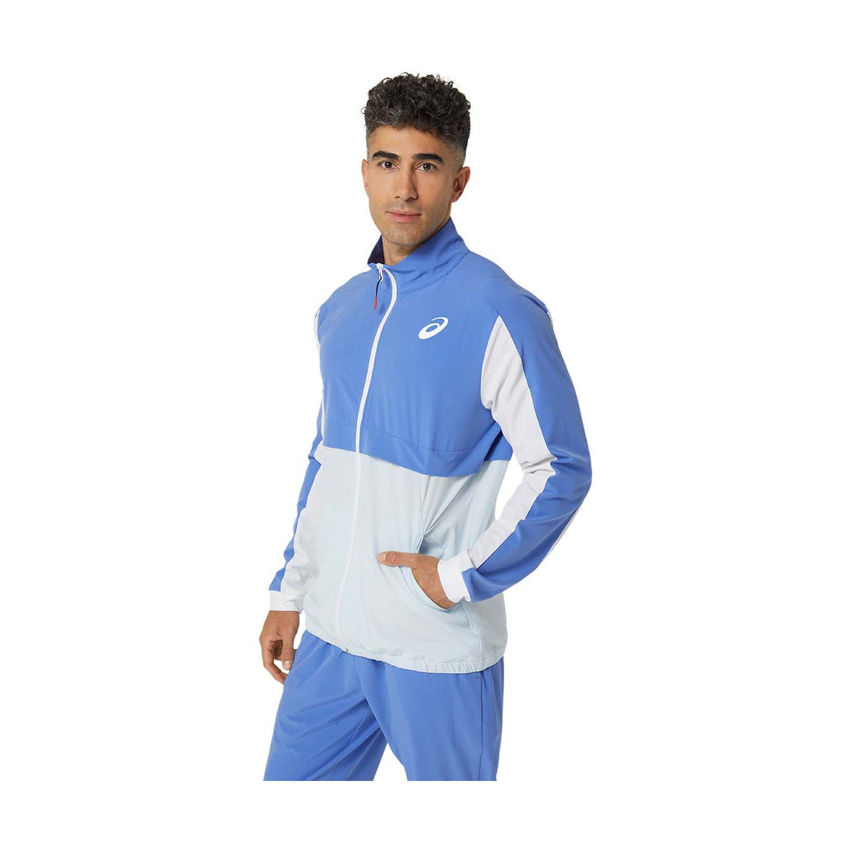 Asics Match Jacket Blue / White – 3