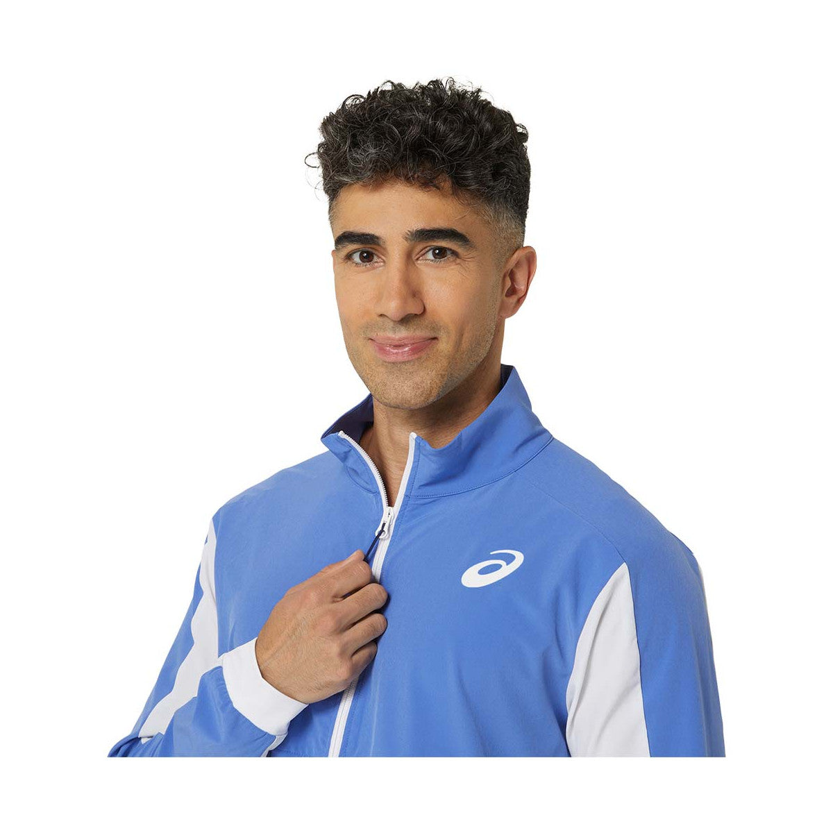 Asics Match Jacket Blue / White – 4