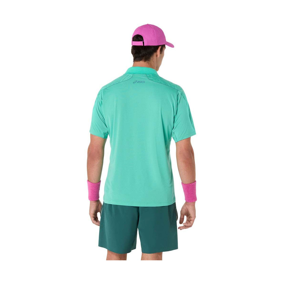 Asics Match Jacquard SS Polo Green – 2