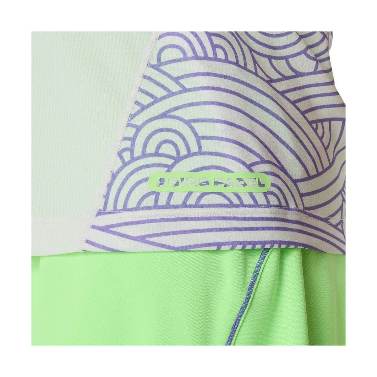 Asics Padel Court All Over Tank Top Cream / Violet – 5