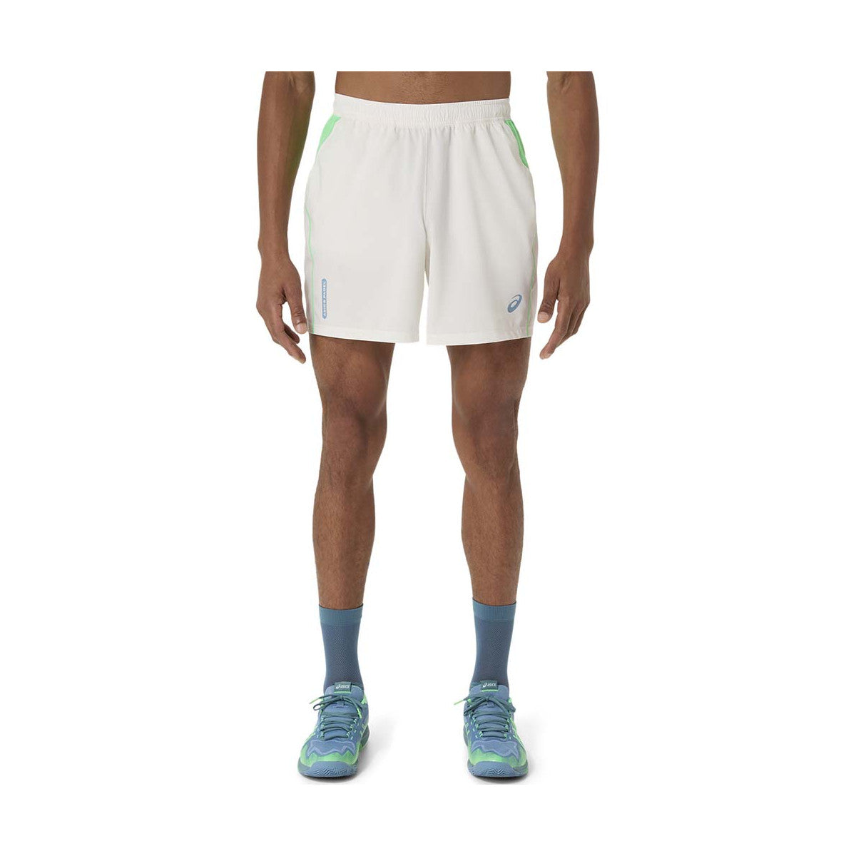 Asics Padel Court Shorts Cream / Green
