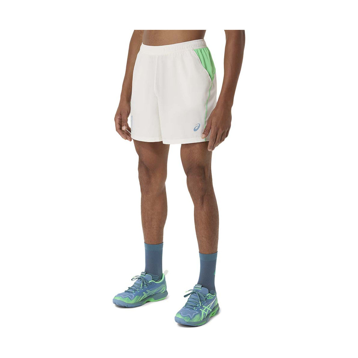 Asics Padel Court Shorts Cream / Green – 3
