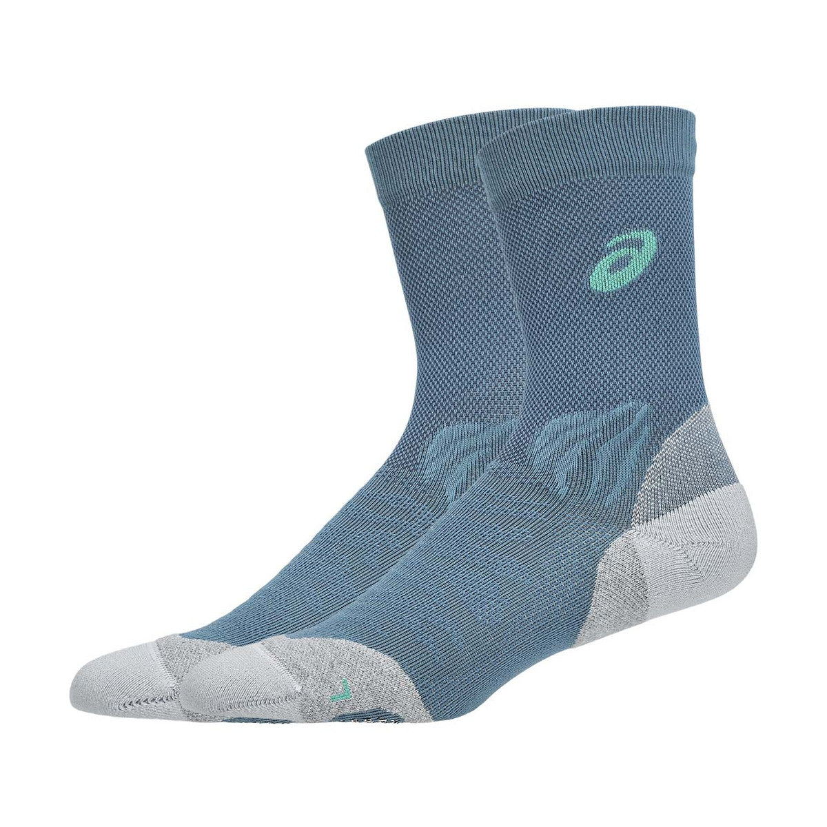 Asics Tennis Lightweight Court+ Crew Grey Green Socks – 2