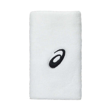 Asics White Wristband Long x2