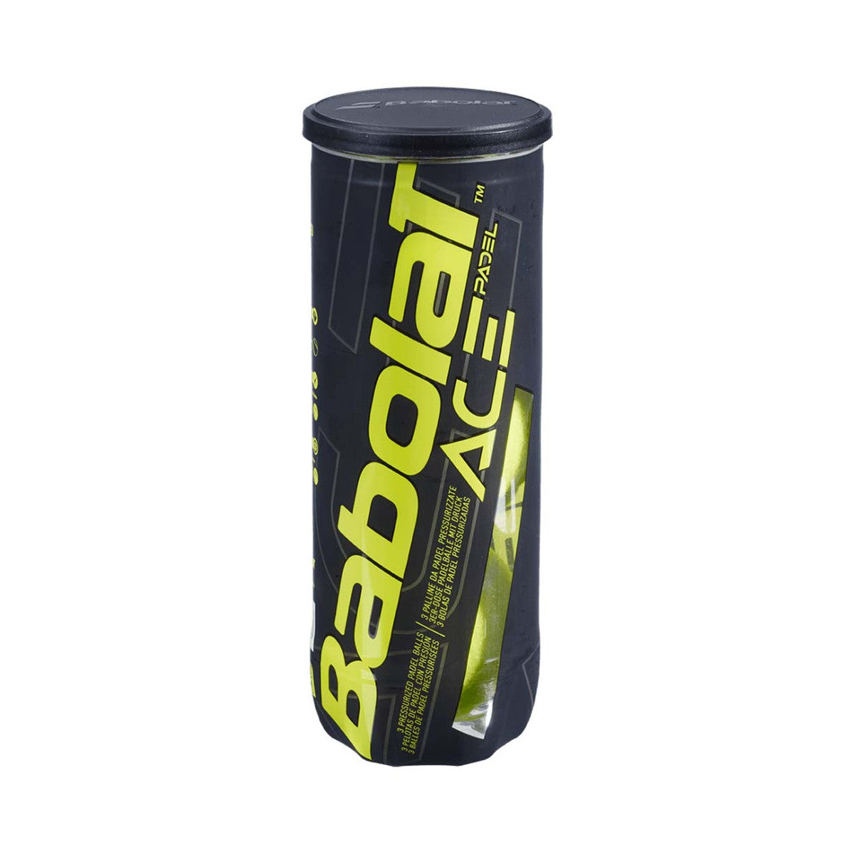 Babolat Ace Padel Balls - 3-Ball Tube