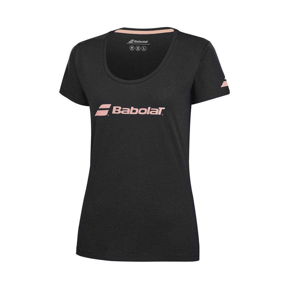 Babolat Exercise Woman Black T-Shirt – 2