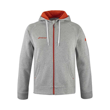 Babolat Exercise Zipped Jacket Grey Marl / Orange