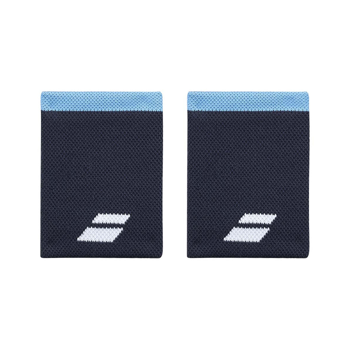 Babolat Jumbo Logo Blue Wristbands x 2