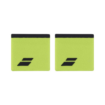 Babolat Logo Wristbands Yellow / Grey x2