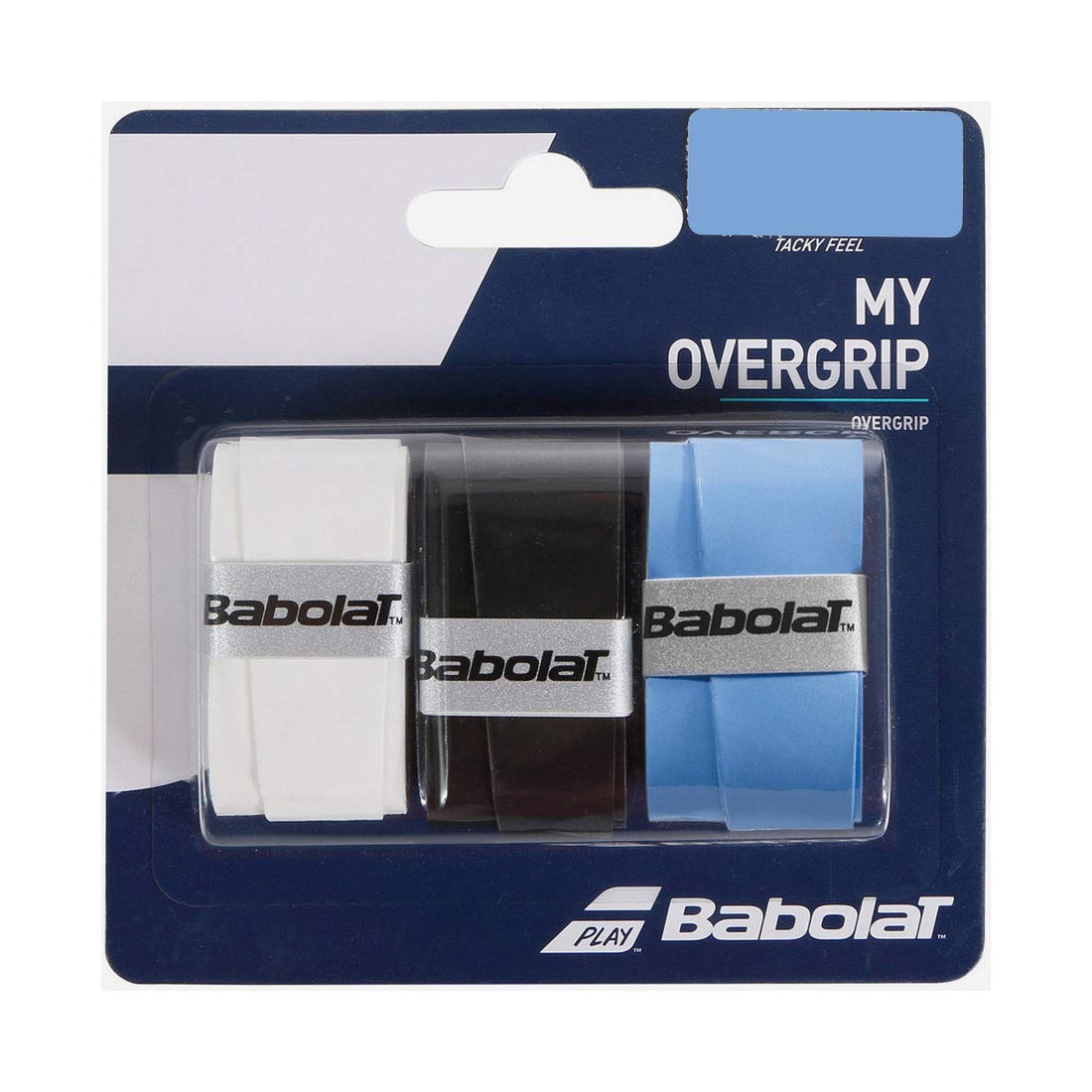 Babolat My Overgrip Blue / White / Black x 3 overgrips