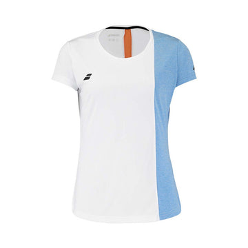 Babolat Play Cap Woman White / Blue T-Shirt