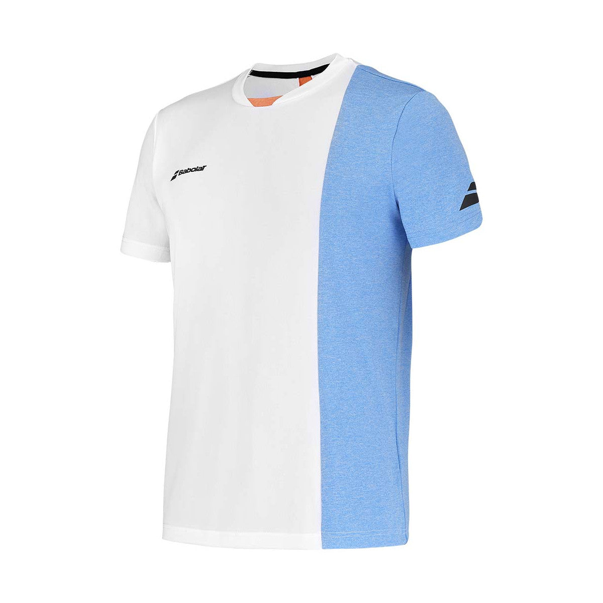 Babolat Play Crew Neck White / Blue T-Shirt – 2