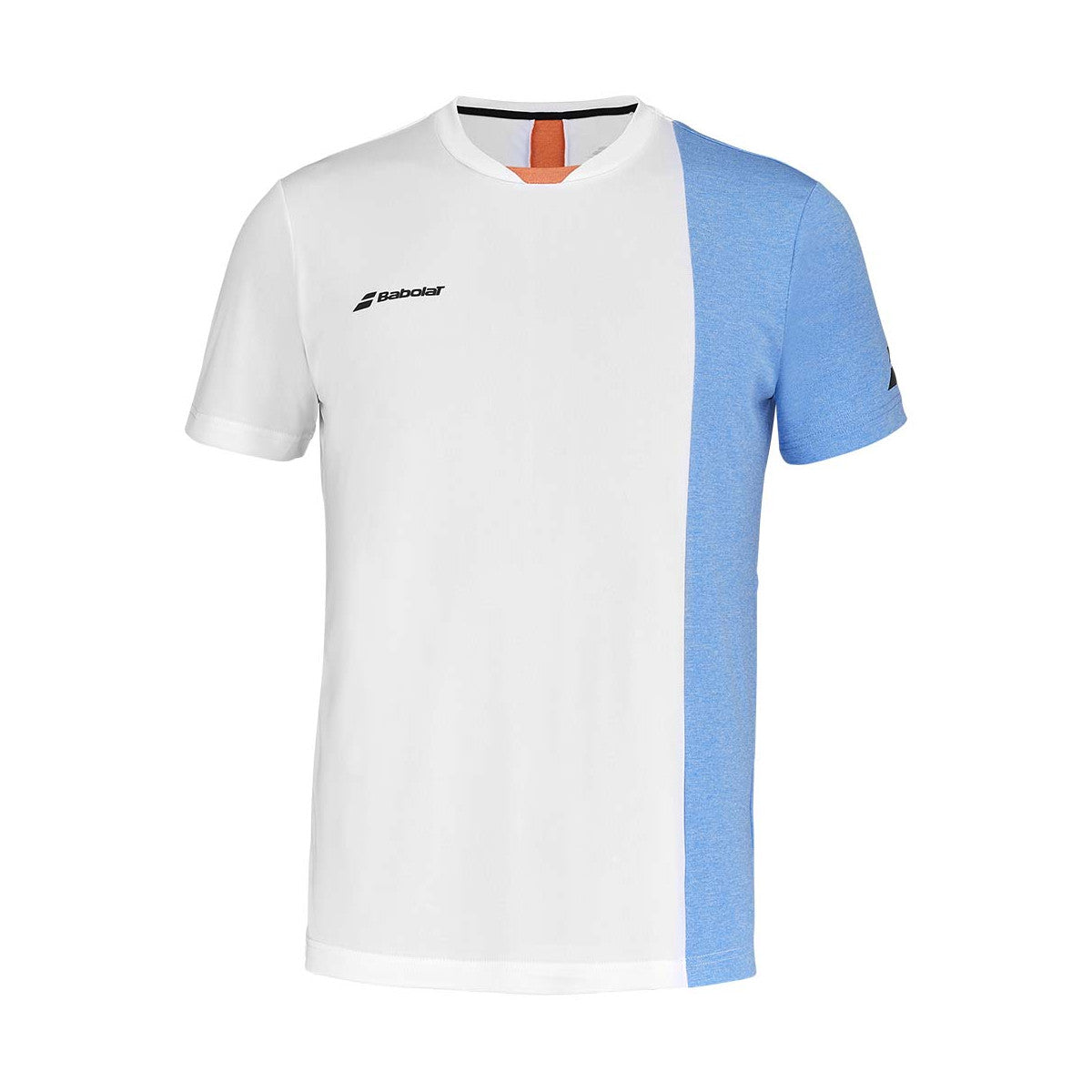 Babolat Play Crew Neck White / Blue T-Shirt