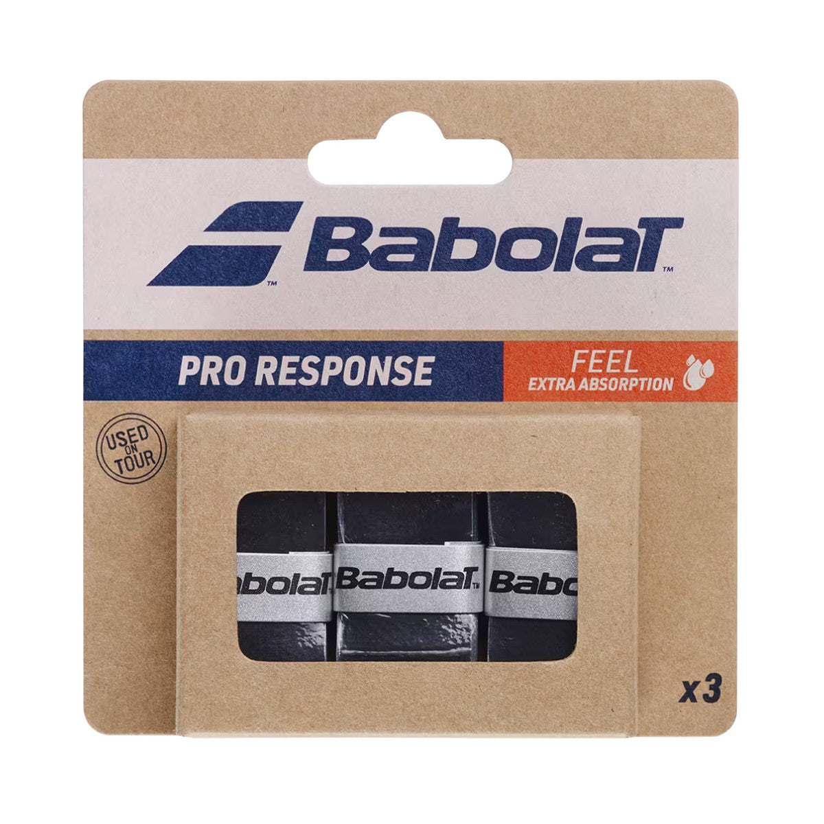 Babolat Pro Response Overgrips Black x 3