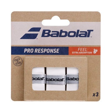 Babolat Pro Response Overgrips White x 3