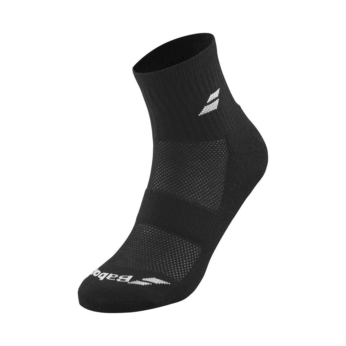 Babolat Quarter 3 Pairs Pack Black Socks