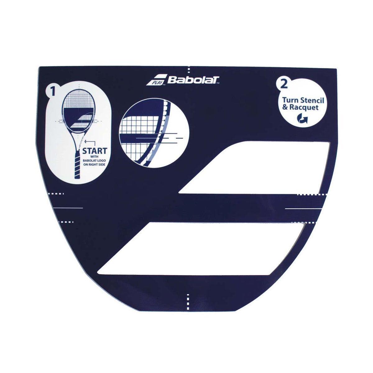 Babolat tennis Stencil